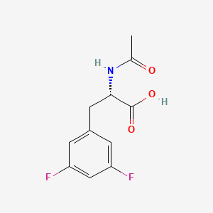molecular formula C11H11F2NO3 B3042167 N-Acetyl-3,5-difluoro-L-phenylalanine CAS No. 521093-89-0