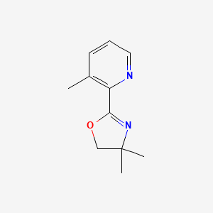 molecular formula C11H14N2O B3042179 2-(4,4-Dimethyl-4,5-dihydro-oxazol-2-yl)-3-methyl-pyridine CAS No. 525602-12-4