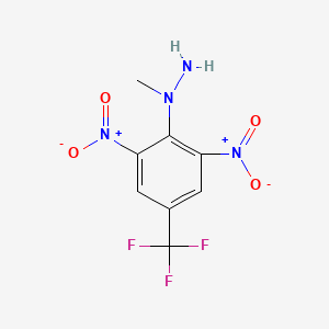 1-[2,6-Dinitro-4-(trifluoromethyl)phenyl]-1-methylhydrazine
