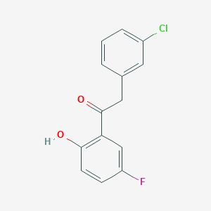 2-(3-Chlorophenyl)-5'-fluoro-2'-hydroxyacetophenone
