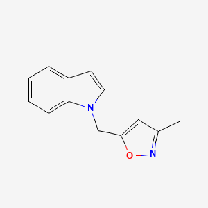 5-[(1-Indolyl)methyl]-3-methylisoxazole