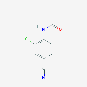 molecular formula C9H7ClN2O B3042210 2'-Chloro-4'-cyanoacetanilide CAS No. 53312-88-2