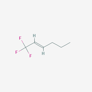 molecular formula C6H9F3 B3042214 1,1,1-三氟己-2-烯 CAS No. 53392-87-3