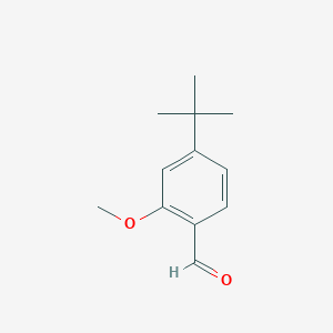 molecular formula C12H16O2 B3042216 4-Tert-butyl-2-methoxybenzaldehyde CAS No. 53535-88-9