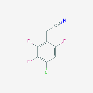molecular formula C8H3ClF3N B3042224 4-Chloro-2,3,6-trifluorophenylacetonitrile CAS No. 537033-62-8