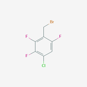 molecular formula C7H3BrClF3 B3042226 2-(Bromomethyl)-5-chloro-1,3,4-trifluorobenzene CAS No. 537033-64-0