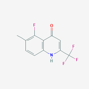 5-Fluoro-4-hydroxy-6-methyl-2-(trifluoromethyl)quinoline