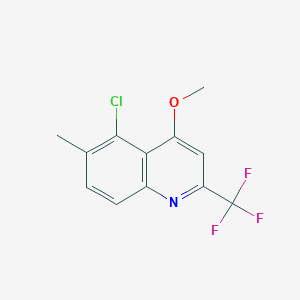 5-Chloro-4-methoxy-6-methyl-2-(trifluoromethyl)quinoline