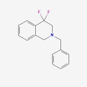 molecular formula C16H15F2N B3042241 2-Benzyl-4,4-difluoro-1,2,3,4-tetrahydroisoquinoline CAS No. 537033-80-0