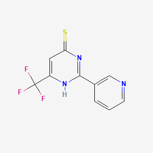 molecular formula C10H6F3N3S B3042270 4-巯基-2-(吡啶-3-基)-6-(三氟甲基)嘧啶 CAS No. 541550-01-0