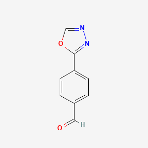 molecular formula C9H6N2O2 B3042281 4-(1,3,4-Oxadiazol-2-yl)benzaldehyde CAS No. 545424-46-2