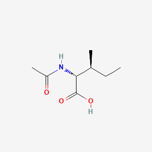 molecular formula C8H15NO3 B3042284 (2R,3S)-2-acetamido-3-methylpentanoic acid CAS No. 54831-20-8