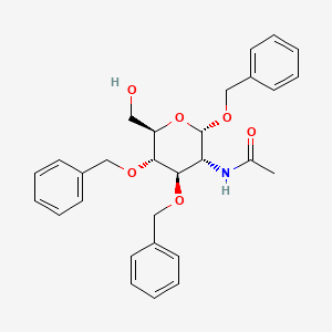 molecular formula C29H33NO6 B3042289 Benzyl 2-acetamido-3,4-di-O-benzyl-2-deoxy-alpha-D-glucopyranoside CAS No. 55287-54-2