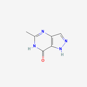 molecular formula C6H6N4O B3042297 5-甲基-1H-吡唑并[4,3-d]嘧啶-7-醇 CAS No. 55904-62-6
