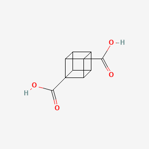 molecular formula C10H8O4 B3042300 Cubane-1,3-dicarboxylic acid CAS No. 5604-95-5