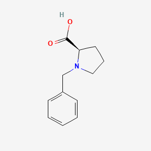 molecular formula C12H15NO2 B3042301 (R)-1-Benzylpyrrolidine-2-carboxylic acid CAS No. 56080-99-0