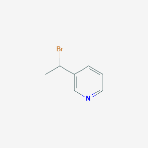 molecular formula C7H8BrN B3042306 3-(1-Bromoethyl)pyridine CAS No. 562074-53-7