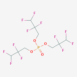 molecular formula C9H9F12O4P B3042307 Tris(2,2,3,3-tetrafluoropropyl)phosphate CAS No. 563-10-0