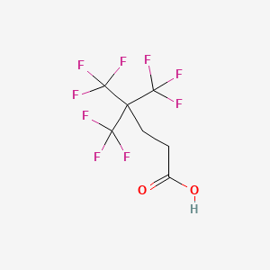 4,4-Bis(trifluoromethyl)-5,5,5-trifluoropentanoic acid