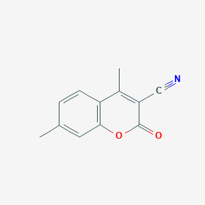 molecular formula C12H9NO2 B3042310 3-Cyano-4,7-dimethylcoumarin CAS No. 56394-30-0