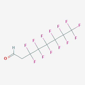 molecular formula C8H3F13O B3042317 3,3,4,4,5,5,6,6,7,7,8,8,8-Tridecafluorooctanal CAS No. 56734-81-7