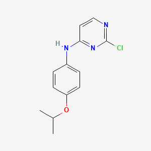 molecular formula C13H14ClN3O B3042335 2-chloro-N-(4-isopropoxyphenyl)pyrimidin-4-amine CAS No. 575478-82-9