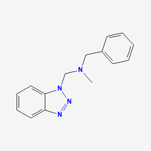 molecular formula C15H16N4 B3042337 N-苄基-N-甲基-1H-苯并三唑-1-甲胺 CAS No. 57684-27-2