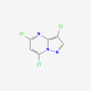 molecular formula C6H2Cl3N3 B3042344 3,5,7-Trichloropyrazolo[1,5-a]pyrimidine CAS No. 58347-52-7