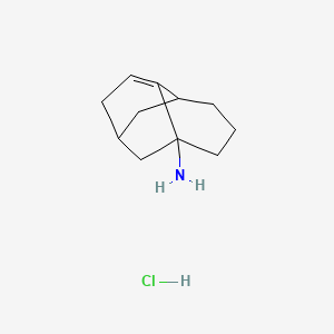 molecular formula C11H18ClN B3042346 1,2,3,4,4a,5,6,7-Octahydro-1,6-methanonaphthalen-1-amine hydrochloride CAS No. 58432-93-2