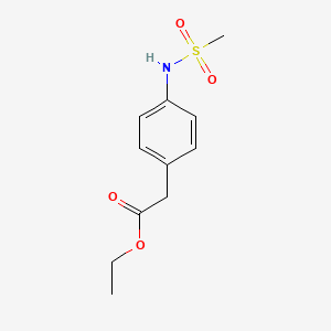 molecular formula C11H15NO4S B3042351 Ethyl 2-[4-(Methylsulfonamido)phenyl]acetate CAS No. 58827-89-7