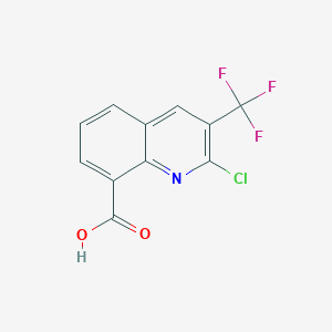 molecular formula C11H5ClF3NO2 B3042357 2-氯-3-(三氟甲基)喹啉-8-羧酸 CAS No. 590372-14-8