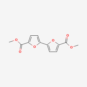 molecular formula C12H10O6 B3042360 Dimethyl 2,2'-bifuran-5,5'-dicarboxylate CAS No. 5905-02-2