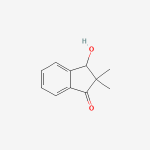 molecular formula C11H12O2 B3042365 3-Hydroxy-2,2-dimethyl-1-indanone CAS No. 59269-93-1