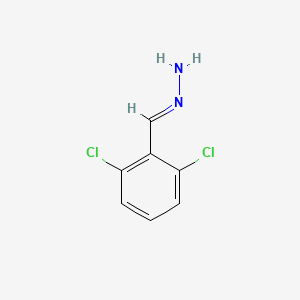 molecular formula C7H6Cl2N2 B3042370 2,6-Dichlorobenzaldehyde hydrazone CAS No. 59714-30-6