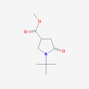 molecular formula C10H17NO3 B3042373 1-叔丁基-5-氧代吡咯烷-3-甲酸甲酯 CAS No. 59857-85-1