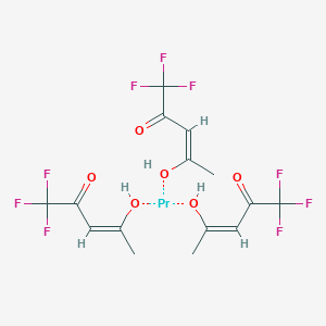 molecular formula C15H15F9O6P B3042375 Praseodymium(III) trifluoroacetylacetonate CAS No. 59991-56-9