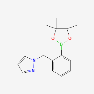 1-(2-(4,4,5,5-Tetramethyl-1,3,2-dioxaborolan-2-yl)benzyl)-1H-pyrazole