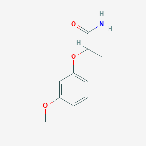 molecular formula C10H13NO3 B3042392 2-(3-甲氧基苯氧基)丙酰胺 CAS No. 60770-72-1