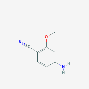 molecular formula C9H10N2O B3042398 4-Amino-2-ethoxybenzonitrile CAS No. 609783-98-4