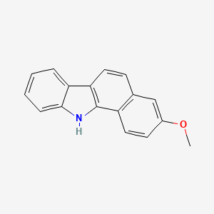 molecular formula C17H13NO B3042407 3-methoxy-11H-benzo[a]carbazole CAS No. 6132-90-7