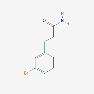 molecular formula C9H10BrNO B3042410 3-(3-溴苯基)丙酰胺 CAS No. 615534-55-9