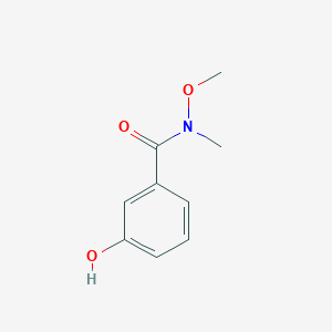 molecular formula C9H11NO3 B3042411 3-hydroxy-N-methoxy-N-methylbenzamide CAS No. 615558-48-0