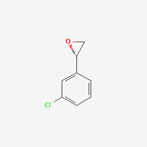molecular formula C8H7ClO B3042472 (R)-(+)-3-Chlorostyrene oxide CAS No. 62600-71-9