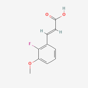 molecular formula C10H9FO3 B3042480 2-Fluoro-3-methoxycinnamic acid CAS No. 630424-82-7