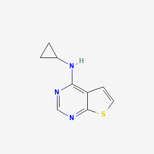 N-Cyclopropylthieno[2,3-d]pyrimidin-4-amine