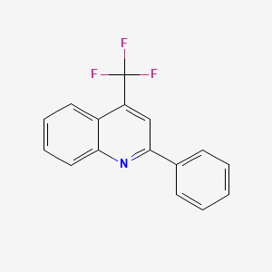 molecular formula C16H10F3N B3042502 2-Phenyl-4-(trifluoromethyl)quinoline CAS No. 64196-43-6