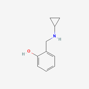 molecular formula C10H13NO B3042506 2-[(Cyclopropylamino)methyl]phenol CAS No. 643007-91-4