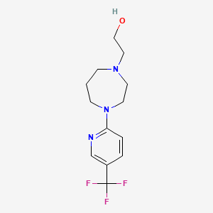 2-{4-[5-(Trifluoromethyl)pyridin-2-yl]-1,4-diazepan-1-yl}ethan-1-ol