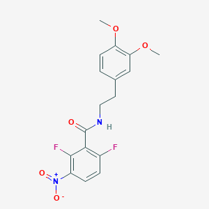 N-(3,4-dimethoxyphenethyl)-2,6-difluoro-3-nitrobenzamide