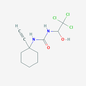 molecular formula C11H15Cl3N2O2 B3042537 1-(1-Ethynylcyclohexyl)-3-(2,2,2-trichloro-1-hydroxyethyl)urea CAS No. 646506-50-5